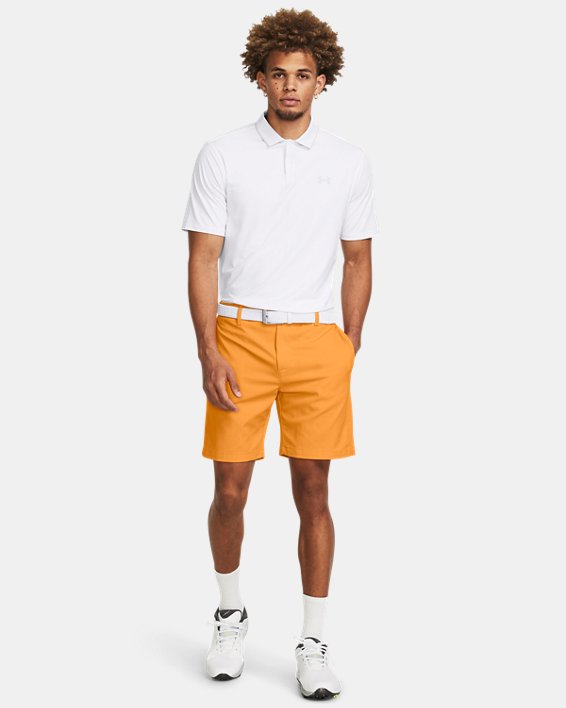 Men's UA Iso-Chill Airvent Shorts, Orange, pdpMainDesktop image number 2